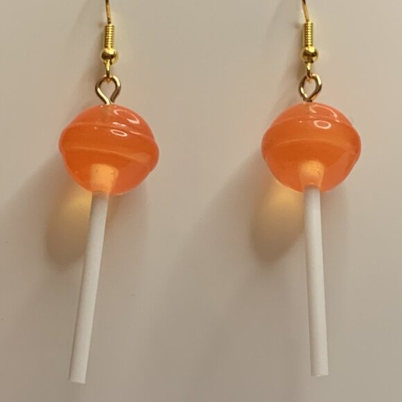 Lollipop Earring, Sucker Earring, Candy Earring, Funny Food Earring, Gift Idea - Picture 8 of 8